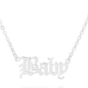 Baby Pendant Stainless Steel Necklace